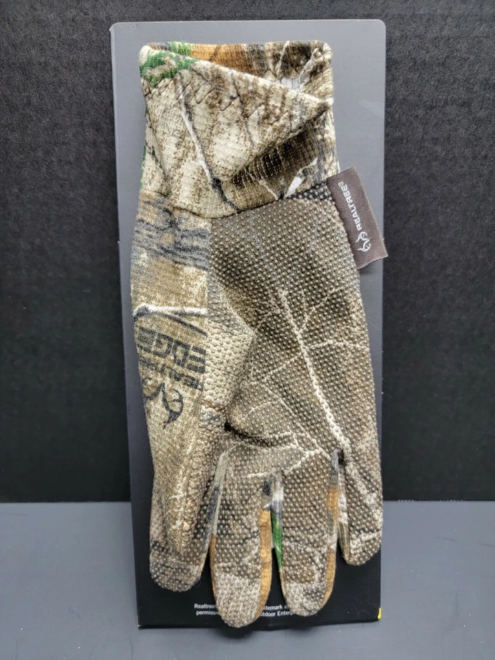 Realtree Edge Thermal Stretch Gloves with Non-Slip Palm Med. Hunting Brand New!! - Image 2 of 2