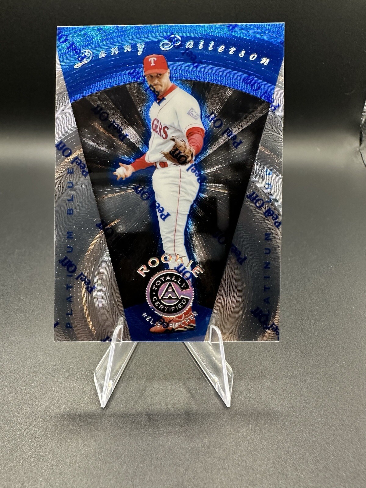 1997 Pinnacle Totally Certified - Platinum Blue #110 Danny Patterson /1999 (RC)