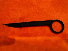 Bastinelli Creations Picoeur Fixed Knife 1.625" Blade Black Cerakote-PICOEUR-PVD