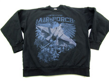 VTG United States Air Force Sweatshirt Mens Medium Military Plane Crewneck 90s