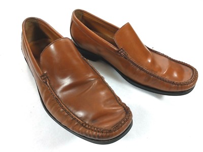 Men\'s Cole Haan 9 M Loafers Used Shoes Mens Cole Haan Tassel Penny Loafers Brown Cordovan Dress  main image 2