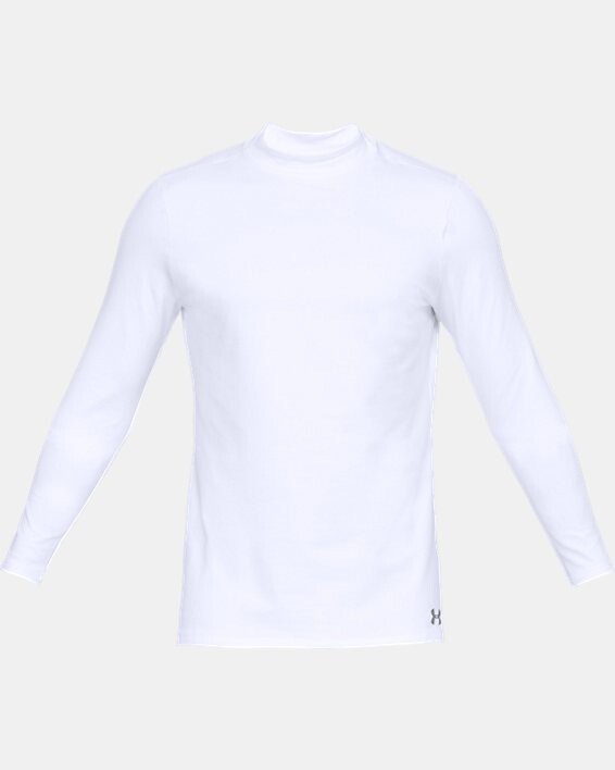 Under Armour ColdGear Men's 2xl White Long Sleeve Shirt for sale
