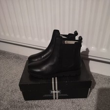 Barbour Apex Black Ankle Boots Size 3 Euro 36