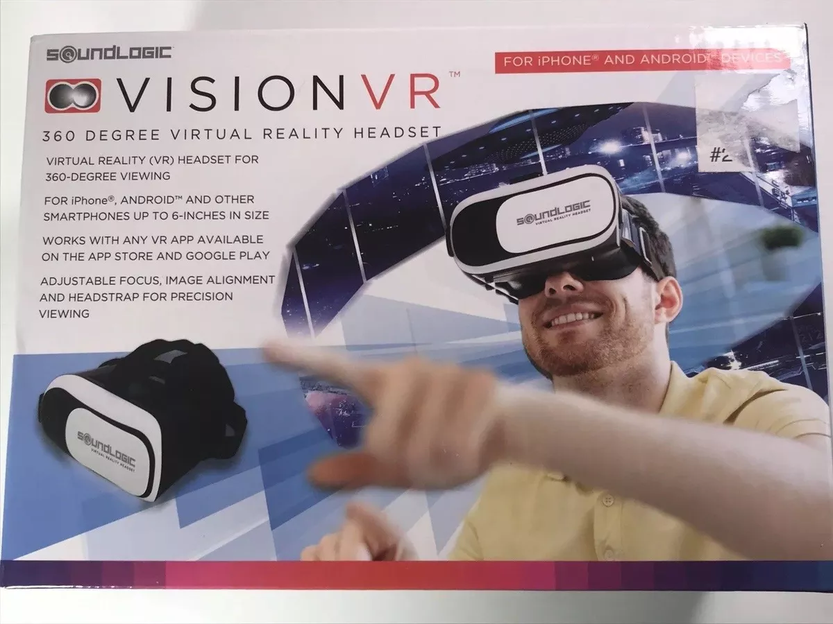 SoundLogic Vision VR 360 Degree Virtual Reality Headset NIB eBay