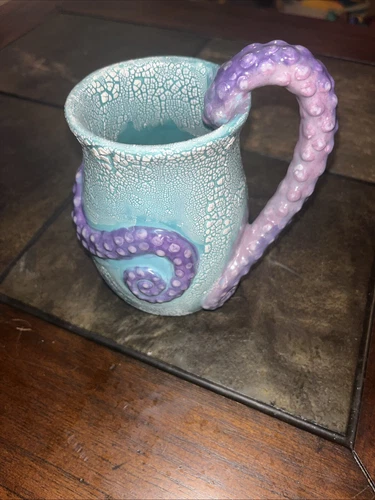 Fenton Art Mug Octopus Tentacles 