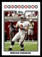 2008 Topps Brian Griese #3 Tampa Bay Buccaneers Football Card