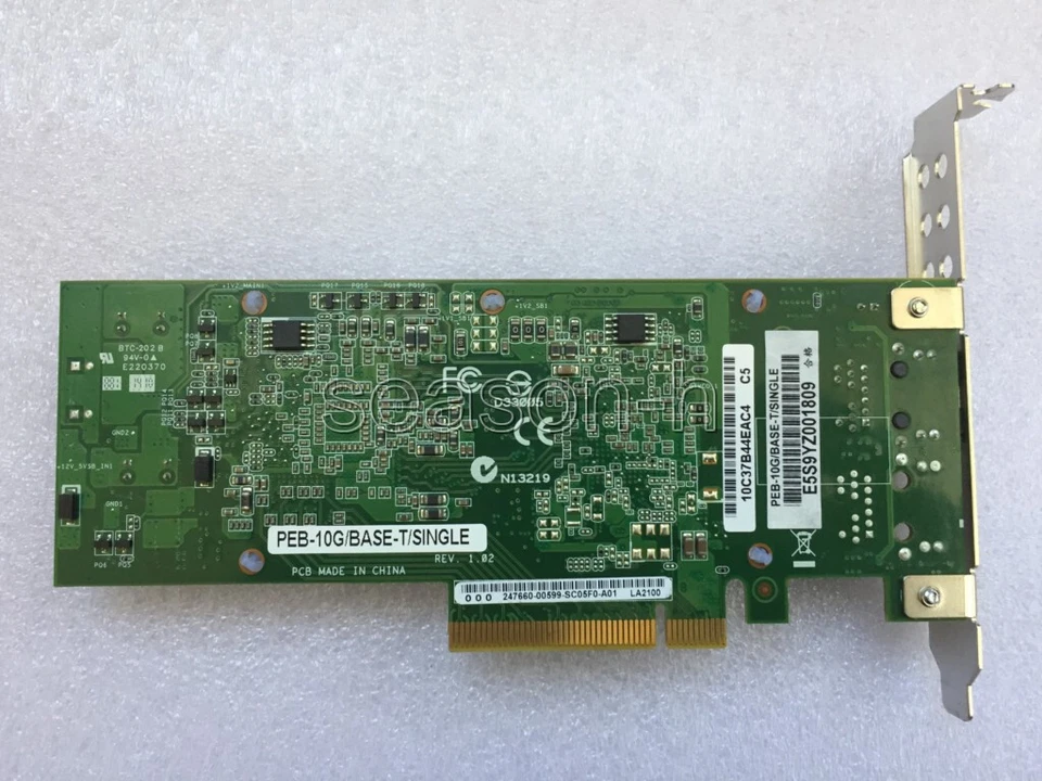 ASUS PEB-10G/BASE-T/SINGLE 10GB RJ45 PCI-E NETWORK ADAPTEC - Image 2 of 4