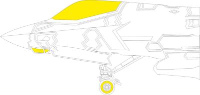 MW22 EDUARD CX651 F-35A 1/72  MASK for TAMIYA