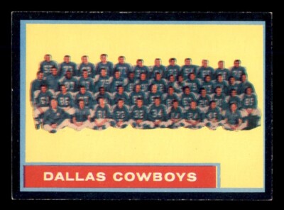 1962 Topps Football #49 Dallas Cowboys EX/MT *e1