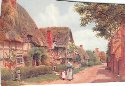 POSTKARTE - WORCESTERSHIRE - LITTLE COMBERTON - A R QUINTON - KÜNSTLER SIGNIERT