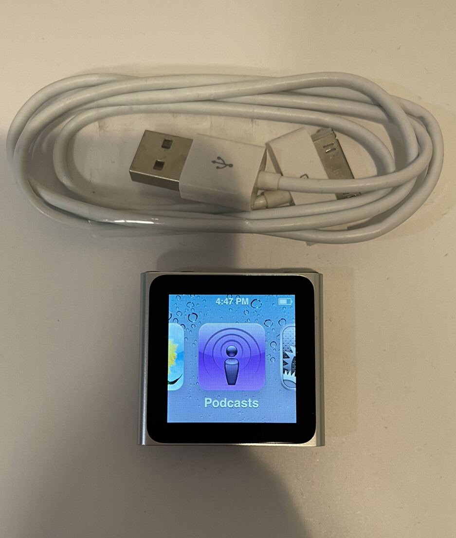 Apple iPod nano 6th Generation 8GB - Silver (MC525LL/A Apple iPod nano 6th Generation 8GB - Silver (MC525LL/A