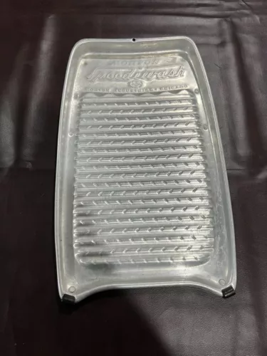Vintage 15" Aluminum Morton Speedwash Speediwash Washboard Farmhouse Rustic