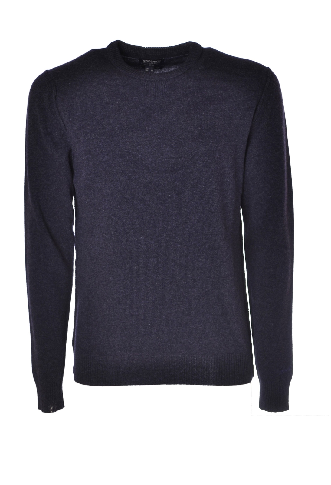 Шерстяной манн Maglia girocollo con toppe gomito Blau 2058 29190₽