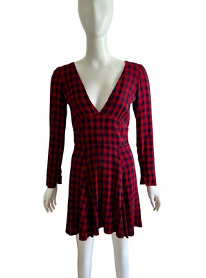 dress with mesh sides Surround Sound Blue Mesh Long Sleeve Mini Dress - US 16