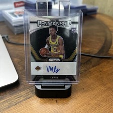 Maxwell Lewis 2023-24 Panini Prizm Rookie Penmanship Auto Silver Prizm #RP-MAX