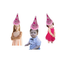 Party BIRTHDAY HATS Decorations Paper Supplies Cone Favours Happy Lot Kids Baby