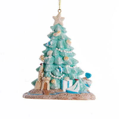 Kurt Adler 4'' Coastal Beach Christmas Tree Ornament