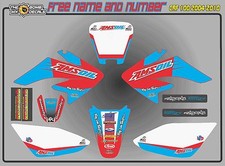 HONDA CRF100 CRF80 DECALS GRAPHICS STICKERS GEICO CRF 100 2004-2010
