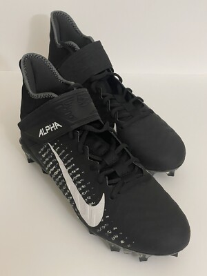 Nike Alpha Menace Pro 2 Mid Football Cleats Black AQ3209-002  display picture 1