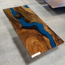 60" x 30" Epoxy Table Top Resin Dining Table Top / Kitchen Table Top