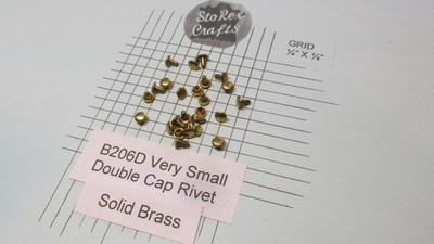 HIGH QUALITY JIFFY RIVETS Double & Single CAPPED LEATHER speedy Rivets ...