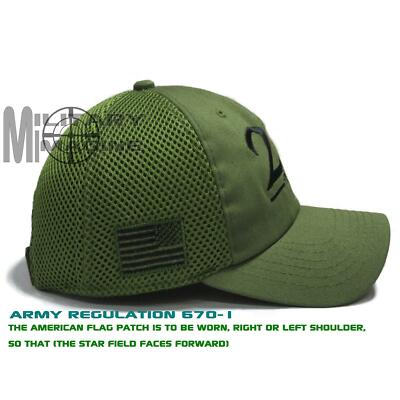 Sodomkt 2-Pack American Flag Baseball Cap - Low Profile Trucker Hat, Green & Khaki, One Size Adjustable