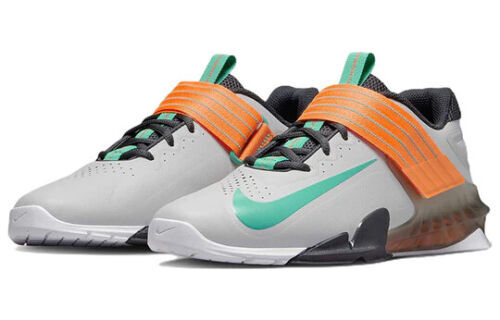 Nike Savaleos Men's Weightlifting Shoes Grey Fog Orange CV5708 083