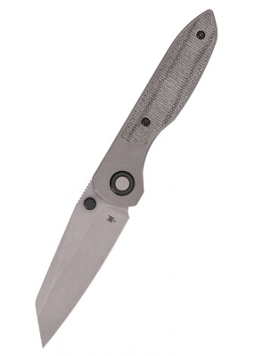 Taschenmesser Allie-P, Stonewash, schwarzes Micarta, Wehr Knives - Folder