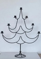 Candeliere Vintage 7 Fiamme Ferro Battuto