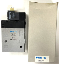 FESTO SOLENOID VALVE CPE24-M1H-3GL-3/8 163165 24VDC 2.5 BAR - 10 BAR