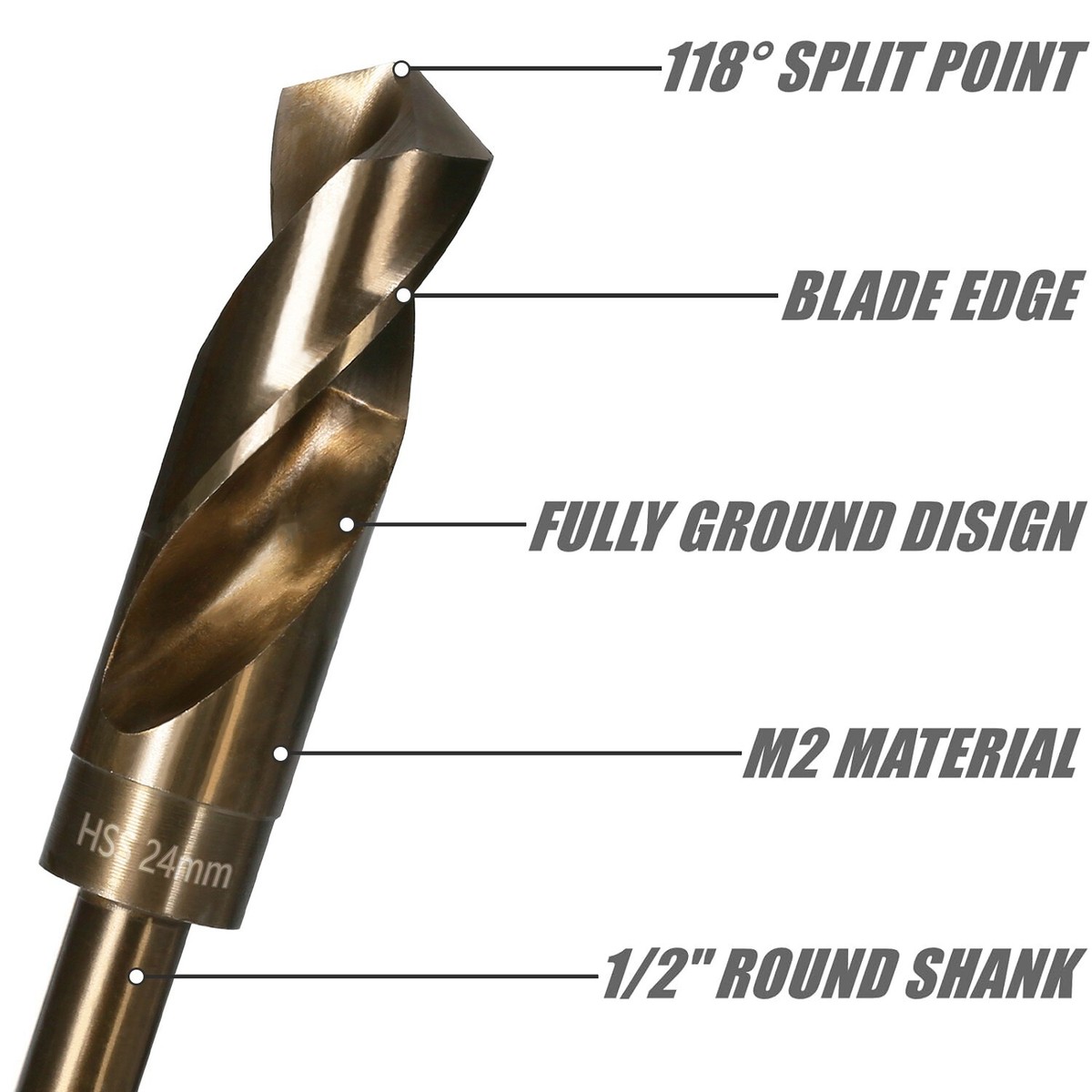 HSS Reduce Shank Twist Drill Bits - Din338 Drill Bit and Drill Bits