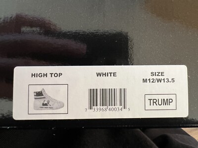 ???Donald Trump FIGHT FIGHT FIGHT High-Tops Shoes Size 12  display picture 1
