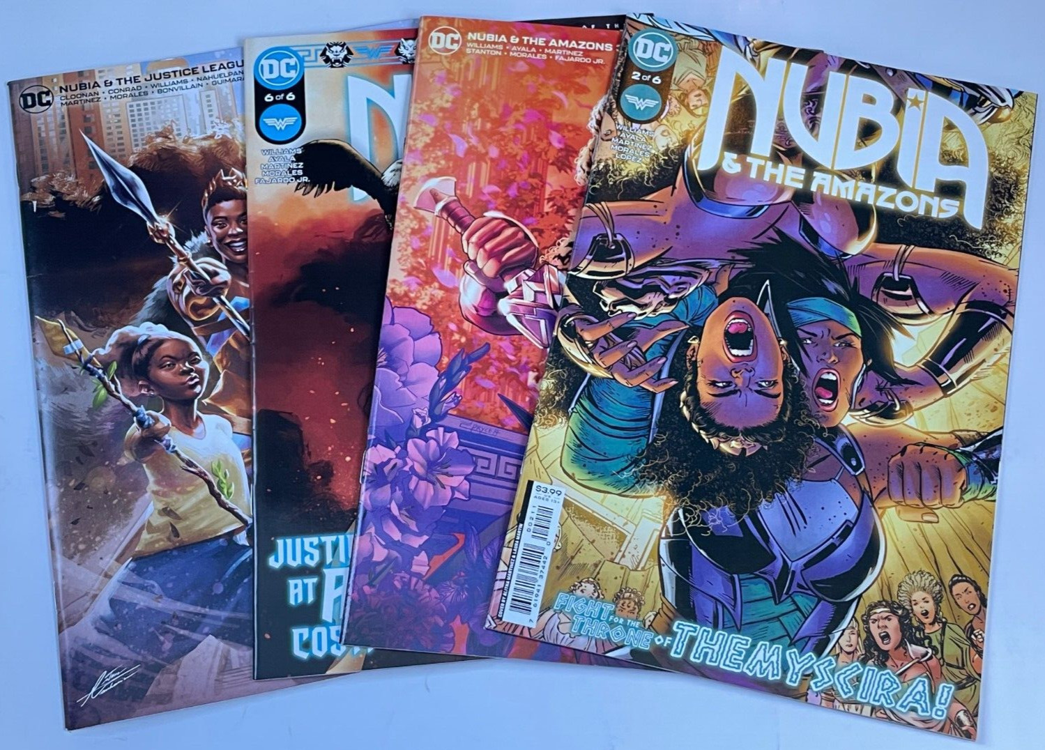 DC Comics NUBIA & THE AMAZONS 4 BK LOT 2 3 6 JUSTICE LEAGUE SPECIAL 1 VF/NM 2021