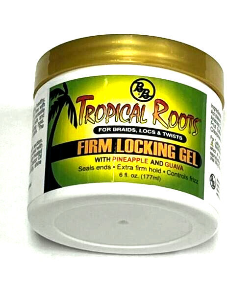 BB Tropical Roots Firm Locking Gel 6 oz (for Braids, Locks and Twists