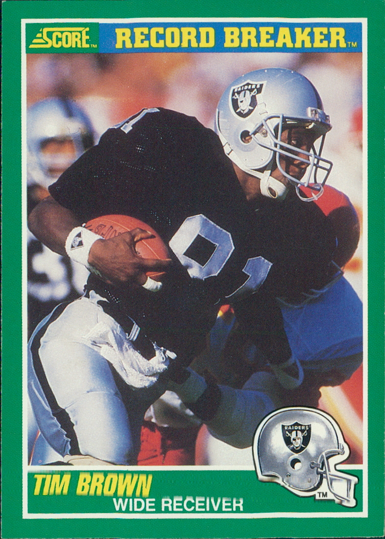 1989 Score - #328 Tim Brown (RC)