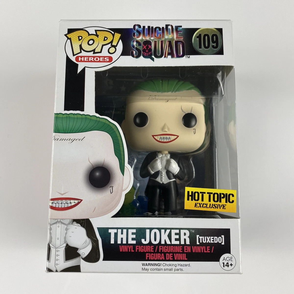 Funko Pop Suicide Squad 109 Hot Topic Exclusive The Joker Vinyl