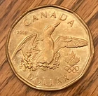 2008 Canada one dollar $1 Lucky Loonie **75% off combined shipping**