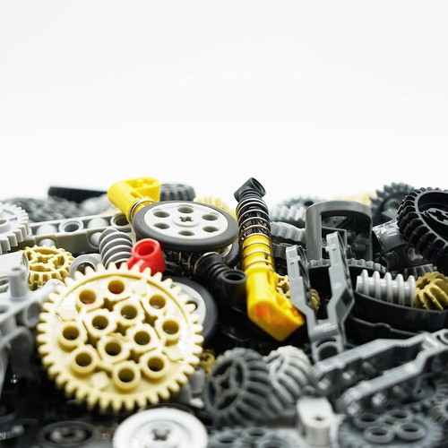 New BROTEX Technical Parts BUILDING BLOCKS Car Gears Axles Wheels Connectors NIB - Picture 6 of 6