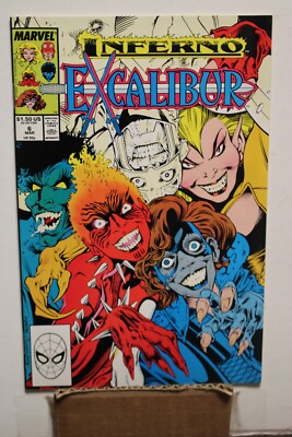 EXCALIBUR #6 (1989) Cable, Goblin Queen, Phoenix, Chris Claremont, Alan Davis