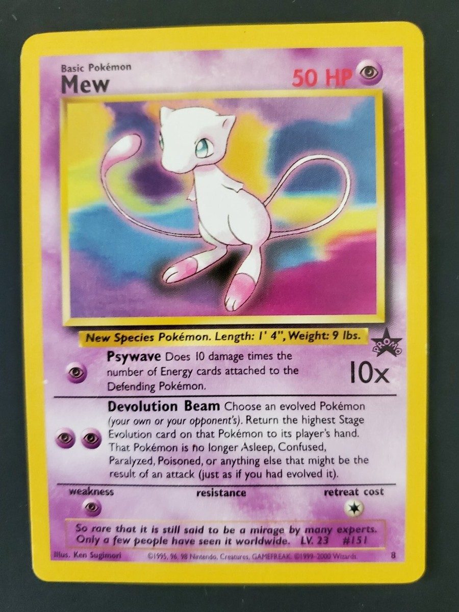 Pokémon TCG Mew Black Star Promo #8 | eBay