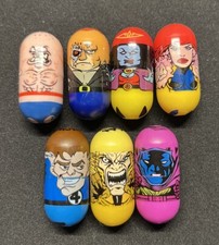 Mighty Beanz Lot Of 7 Superheros Marvel