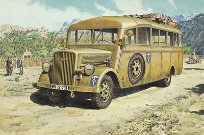 Roden 721 - 1:72 Opel Blitz Omnibus model W.39 Ludewig-bu  - Neu