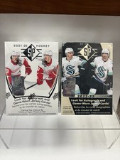 Lot of 2 Upper Deck SP Hockey Factory Sealed Blaster Boxes 2021-23 New