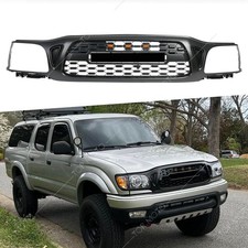 Matte Black Front Bumper Grille For 2001-2004...