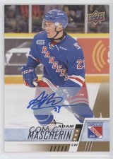 2017-18 Upper Deck CHL Auto Adam Mascherin #90 Auto b9t