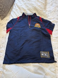 Cooperstown Baseball Training Shirt Boys YL Navy Little League All Star Village