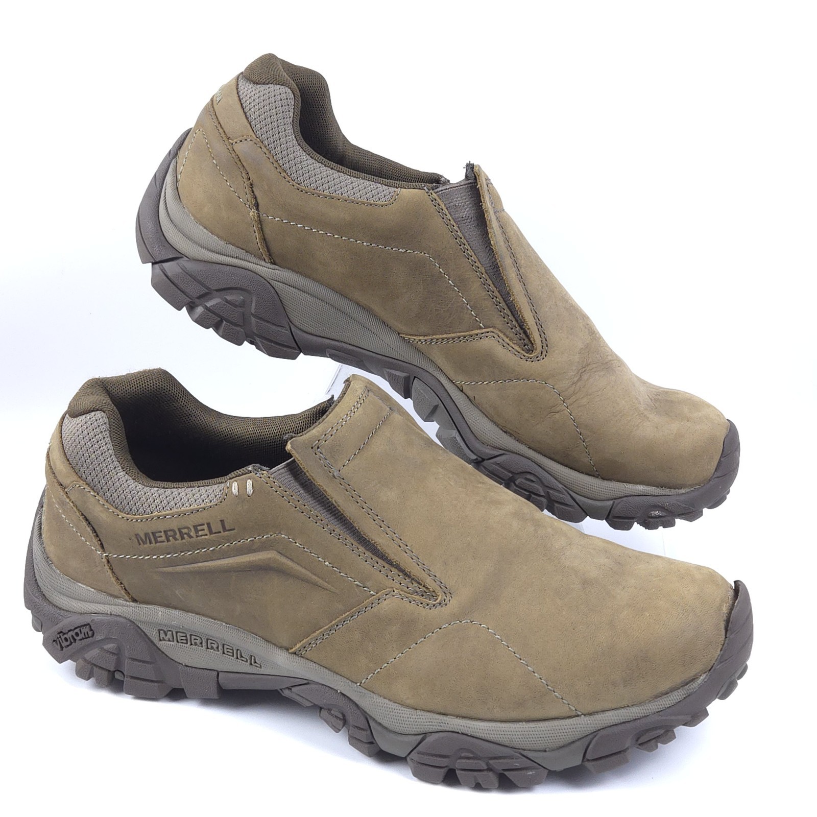 READ! Merrell Shoes Mens Moab Adventure Moc J91835 Olive Slip