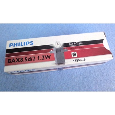 10pcs PHILIPS 13598 T5W 24V1.2W BAX8.5d/2 BAX10d/2 3200K meter lamp light