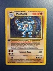 Pokemon TCG Machamp 8/102 Base Set 1st Edition Holo
