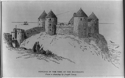 Photo:Dunluce in the time of the MacUillins